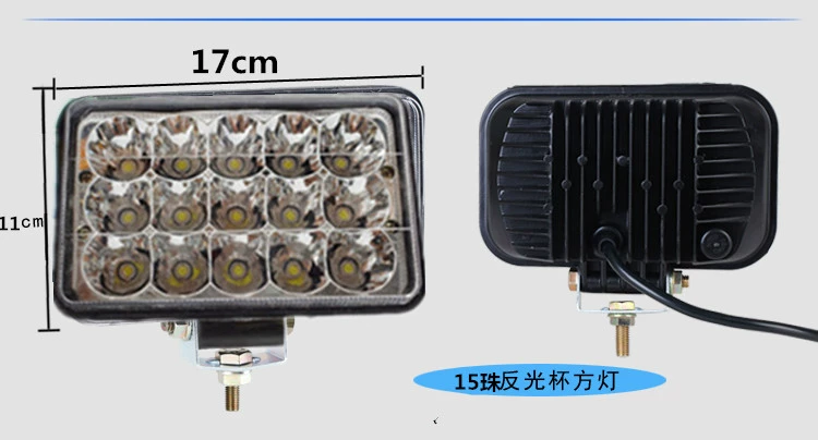 Đèn xe điện siêu sáng đèn pha bên ngoài xe máy Bóng đèn LED xe đèn chiếu sáng xe ba bánh 12V-80 phổ thông - Đèn xe máy