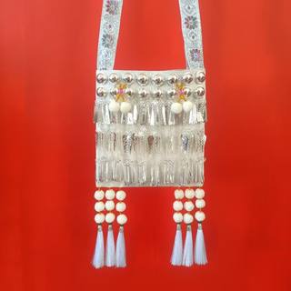 Hand-woven handkerchief shoulder bag special bag