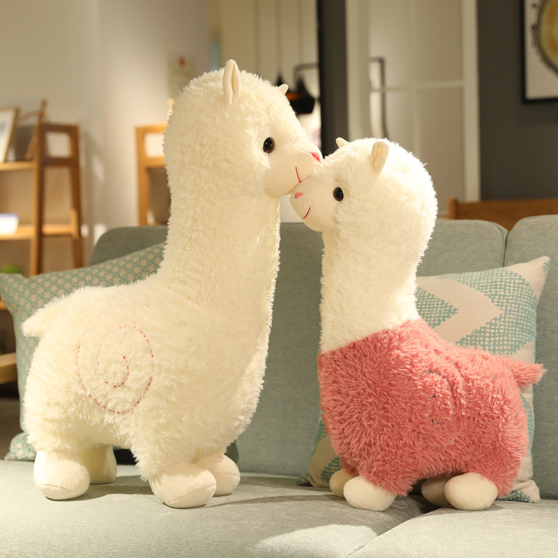 【Direct from Manufacturer】Alpaca Pillow Plush Toy Small Wool Stuffed Animal Grass Mud Horse Doll Gift for Girls