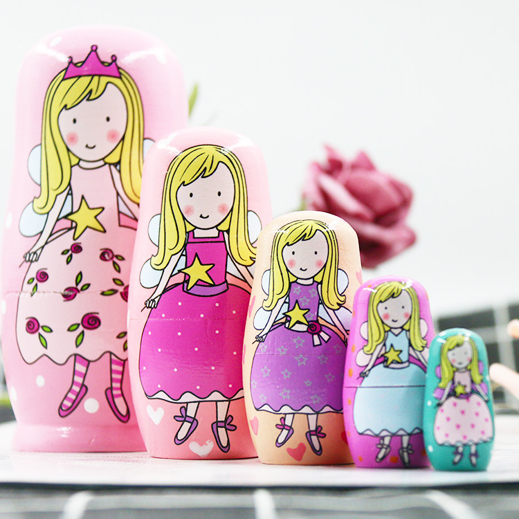 Cover Eva Russia 100 Layers Angels Little Girl Toys 5 Floors Children Birthday Gifts Creative Practical Desktop Pendulum