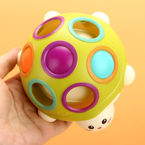 Baby 0-1 year old puzzle early education finger fine sensory training baby touch hole toy more than 6 months