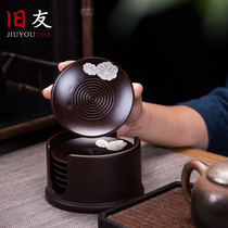 European and American ebony wood coaster tea mat creative wooden coaster insulation non-slip tea tray group kung fu tea set tea ceremony