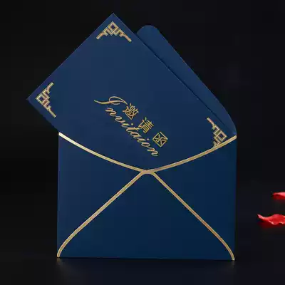 High-end bronzing business invitation card Custom creative invitation Birthday housewarming opening Student activity invitation Wedding