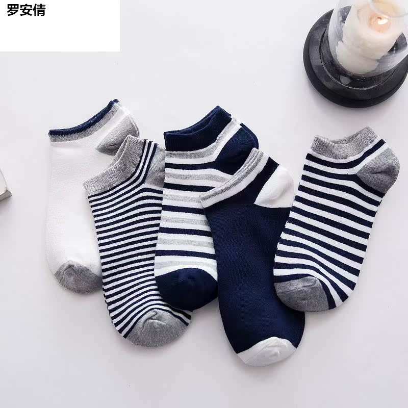 Vớ vớ Mens 10 cặp cạn miệng vớ thuyền vô hình mens vớ bông 祙 con trai của mens 癕 cuối cùng 祩 衭.