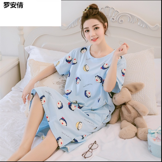 phong cách cô gái gió váy áo dài quần cậu bé lớn trung niên pajama vest vải tuyn thường jumpsuit 19.