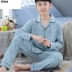 học sinh trung học cơ sở 13-15 tuổi Xuân Thu học sinh cao quần áo nhà bộ tuổi teen 2020 pajama chàng trai. 