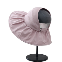 Space top hat woman summer with foldable tail shade hat tourist sun hat holiday sun hat