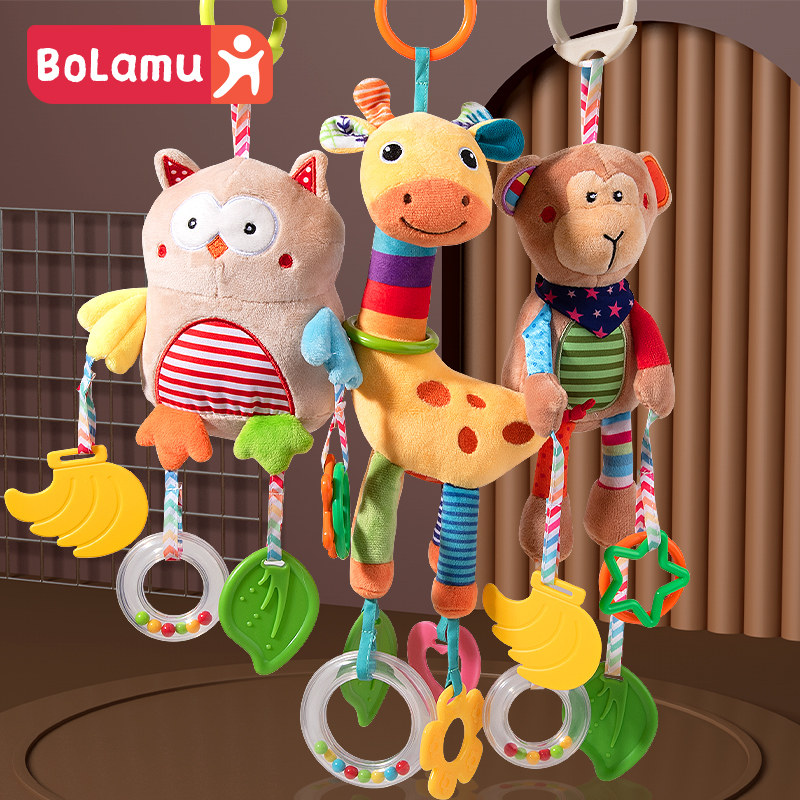 Stroller Toy Pendant Baby Bed Bell Headboard Rocking Bell Onboard Safety Seat Appeasement Toy Cart Pendant-Taobao