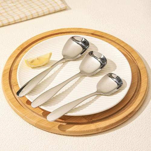 Детская креативная милая ложка из нержавеющей стали для домашнего использования, нержавеющая сталь AISI 304