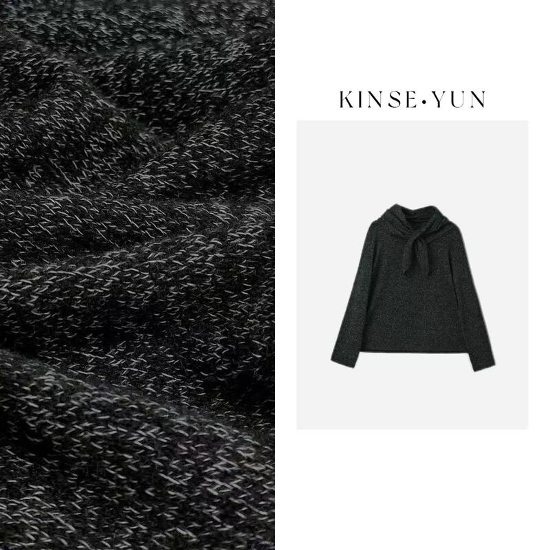 Kinse Yun 『Natural Luxury』 Wool Blend Slimming Lazy Style Shawl Two-Piece Sweater Set Qd2888 Kinse Yun 『Natural Luxury』 Wool Blend Slimming Lazy Style Shawl Two-Piece Sweater Set Qd2888