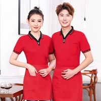 Красный топ + фартук