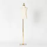 Детский манекен головы, стенд для всего тела, детская золотая юбка в складку подходит для мужчин и женщин, детская одежда