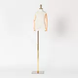 Детский манекен головы, стенд для всего тела, детская золотая юбка в складку подходит для мужчин и женщин, детская одежда