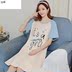 Đơn giản mùa xuân và mùa thu đồ ngủ trăm ngủ váy cô gái tắm jumpsuit mỏng chương trình mẹ và bìa mùa xuân con gái mùa hè chút chất béo. 