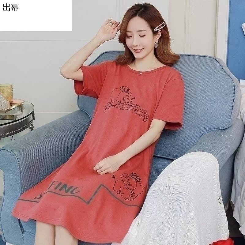 Đơn giản mùa xuân và mùa thu đồ ngủ trăm ngủ váy cô gái tắm jumpsuit mỏng chương trình mẹ và bìa mùa xuân con gái mùa hè chút chất béo.