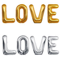 32 Inch Aluminum Foil Balloon Love Letters Children Birthday Party Begging For Wedding Wedding House Romantic arrangement Decorative Props