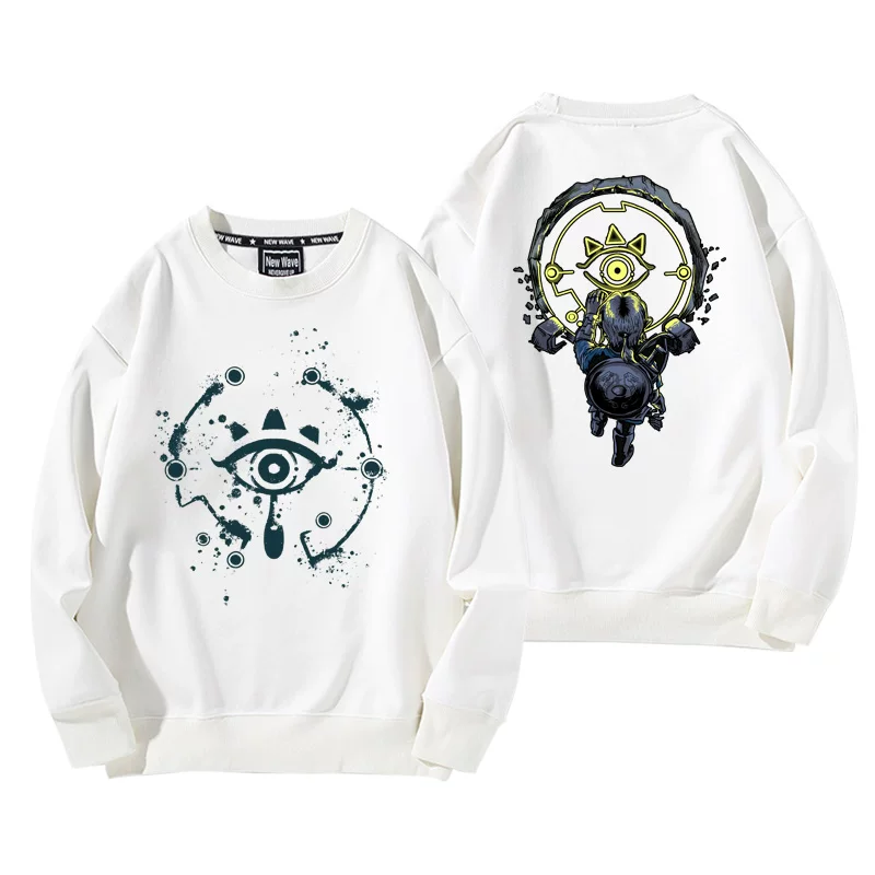 Флисовый свитшот, косплей, для подростков, oversize