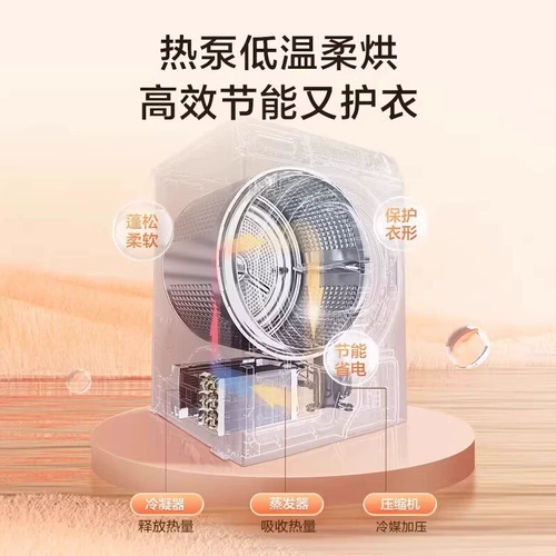 Haier Heame TheT The Plays and Drahing Set Homeving Drum Warming Machine 10 кг ультратонкая стерилизация 508 Dryer Flagship Store