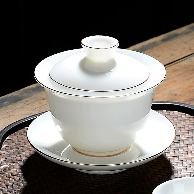 Tea set, ceramic teapot, tea cup, simple and elegant design