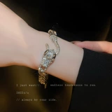 Цепь, небольшой дизайнерский браслет, брендовое креативное ювелирное украшение, европейский стиль