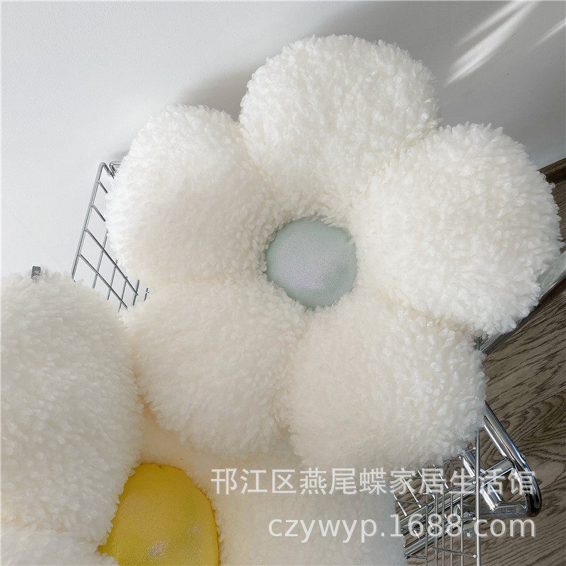 подушки-одеяла ins北欧风花朵蜜蜂抱枕花瓣沙发居家懒人飘窗卧室坐地上蒲团 Other