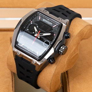 Barrel-Shaped Watch Men's 2025 New Youth Multi-Function Digital Watch Men's Large Dial High-End Men's Watch