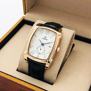 Barrel Watch Men's Rectangular Belt Waterproof Fashion Trend Large Dial Men's Quartz Non-Mechanical Watch Men's Watch