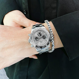 Daytona New Fashion Watch Men's Casual Steel Band Luminous Waterproof Hollow Genuine Fully Automatic Mechanical Watch for Men