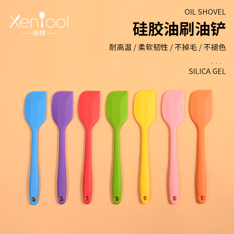 Xunte oil brush household barbecue brush high temperature food brush kitchen pancake baking tool scraper silicone oil brush
