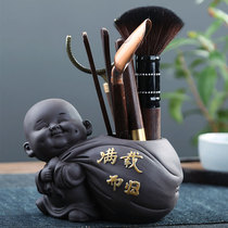 Hidden tea edge purple sand six gentlemen set tea accessories tea ceremony zero with tea clip tea pen tea table decoration