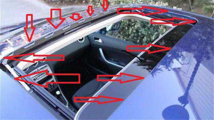 Gentry D50 D50 X65 X35 X55 X55 to please add skylight sealing waterproof strip front transom sealing waterproof strip