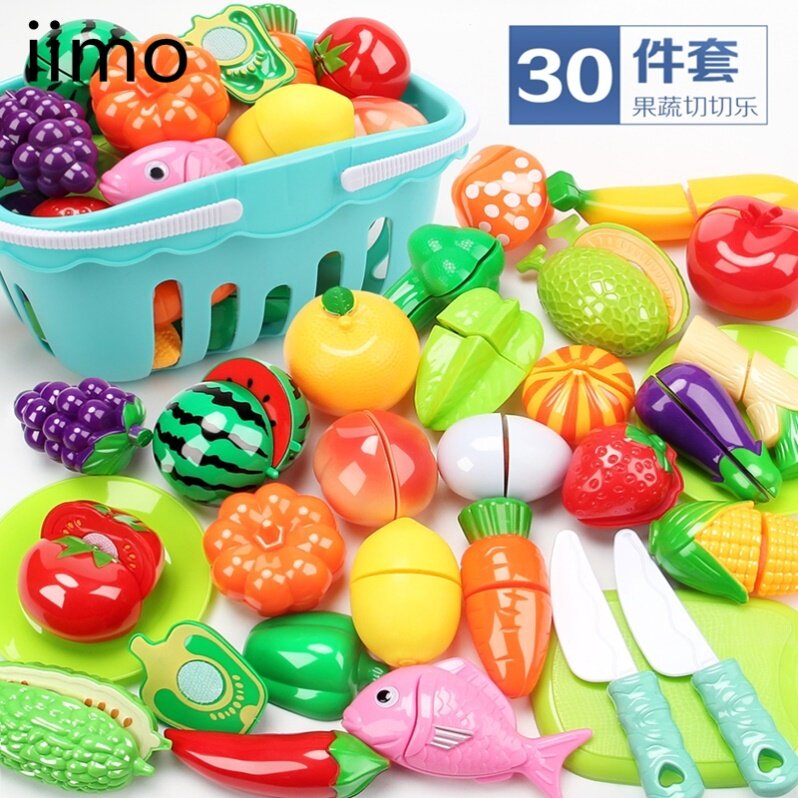 Cooking Enlightenment Kitchen Life Player Home Fruit Chechele Toy Cooking Pizza Role Play Resistant Fall Costume