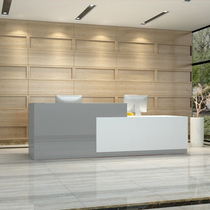 Cashier desk front desk reception desk bar counter supermarket clothing store commercial simple modern shop small desk