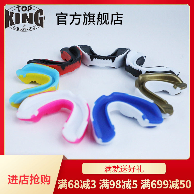 Topking Boxing Tooth Guard Sanda Taekwondo Braces Tooth Guard Fighting Fighting Muay Thai Jiu-Jitsu Professional Protector