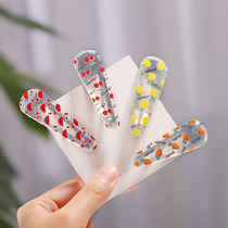 Korean children transparent fruit hairclip girl baby girl princess banghai clip broken hairclip bbclip hair accessories