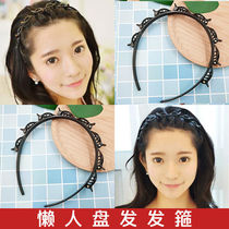 Japan and South Korea new styling hairpin red double liu hai jia hair tools pan fa qi lazy headband hairclip card