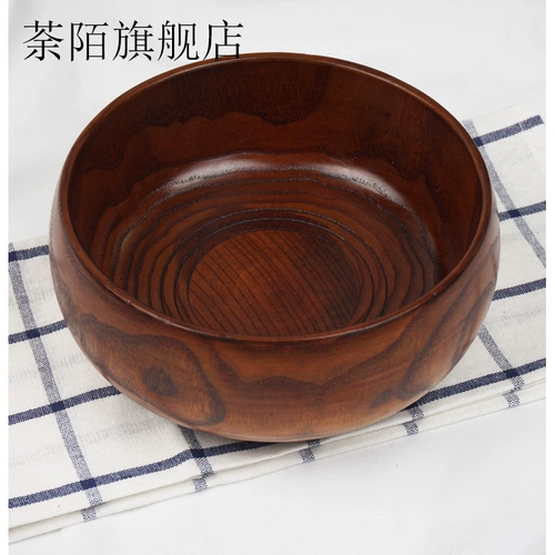 Очень большая ванна из натурального дерева, тарелка для супа