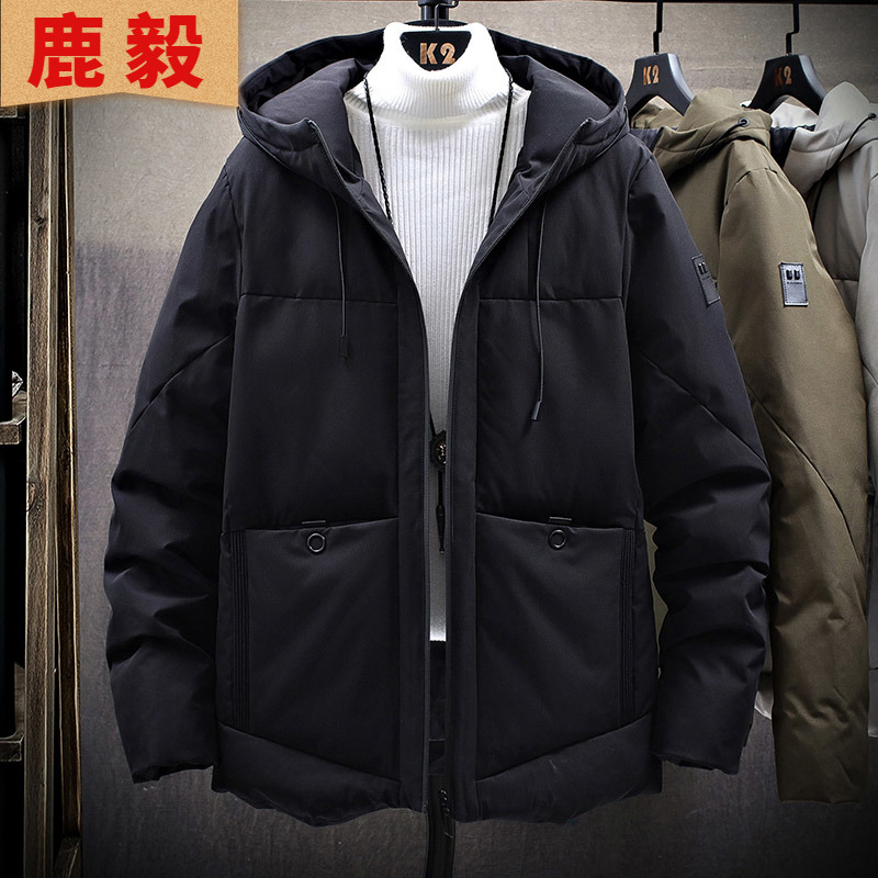 鹿毅3棉衣男潮牌棉袄2019年新款工装加厚外套男秋冬季男士棉服