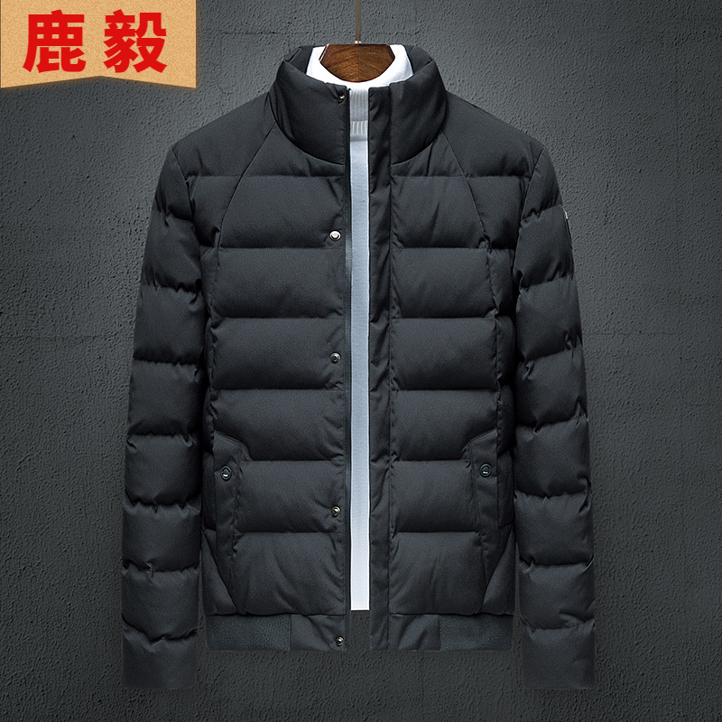 鹿毅3棉衣男士外套2019新款韩版潮流冬季加厚棉服棉袄工装面包服