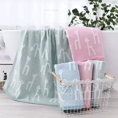 Bath towel towel for men and women cotton adult oversized thickened household water absorption quick-drying non-hair cotton soft wrap towel