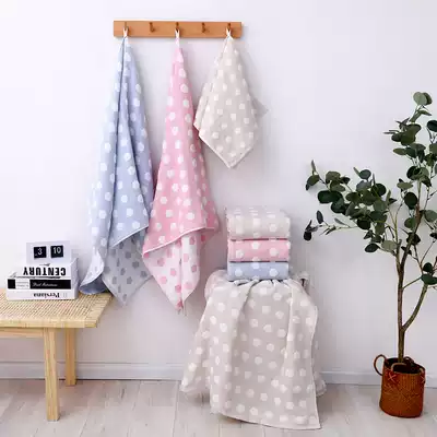 Towel pure cotton face wash household adult non-hair loss Super soft cotton absorbent quick-drying thickened bathing men's and women's face towels