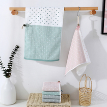 Baby childrens special gauze towel wash face cotton baby cotton soft water absorbent quick-drying without hair loss bath
