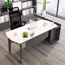 Creative managers desk Simple modern 1 8m Treasurers desk and chair combination 2m commercial office bosss desk class desk