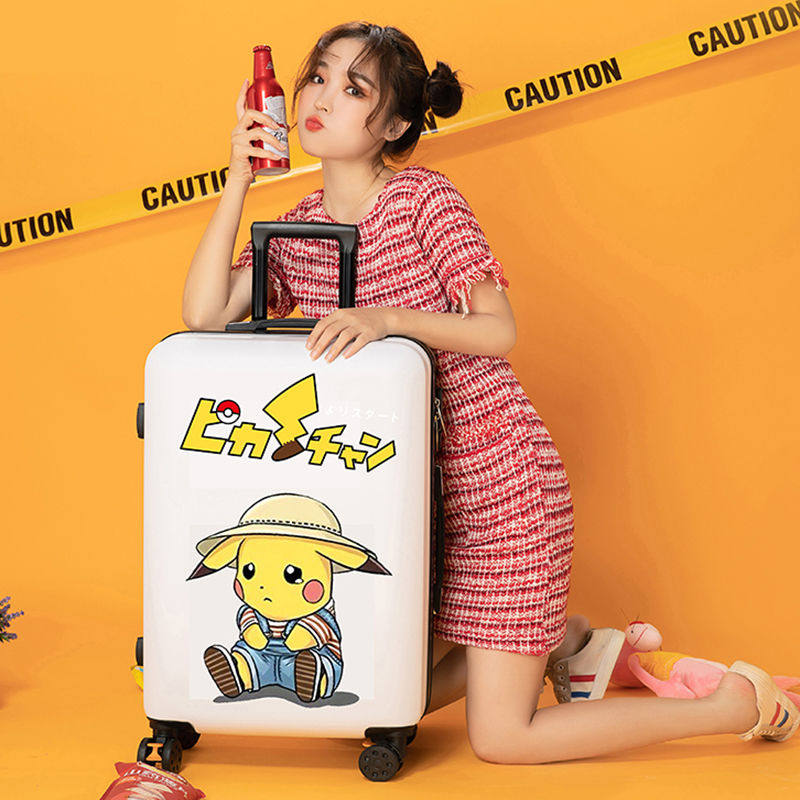 New suitcase female student Korean version box trolley Pikachu suitcase small fresh travel password box male cartoon