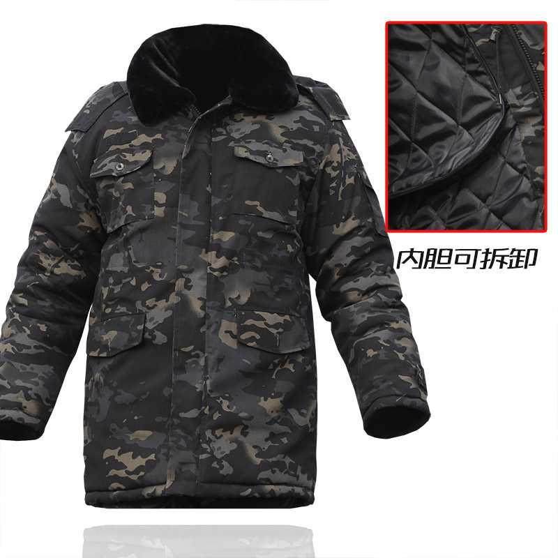 Military cotton coat work thickened men's work training Anti-cold winter for short and large cotton clothes winter security great clothes