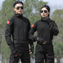 Summer outdoor camouflage suit men short-sleeved frogman suit Special Forces combat CS field uniforms training uniforms