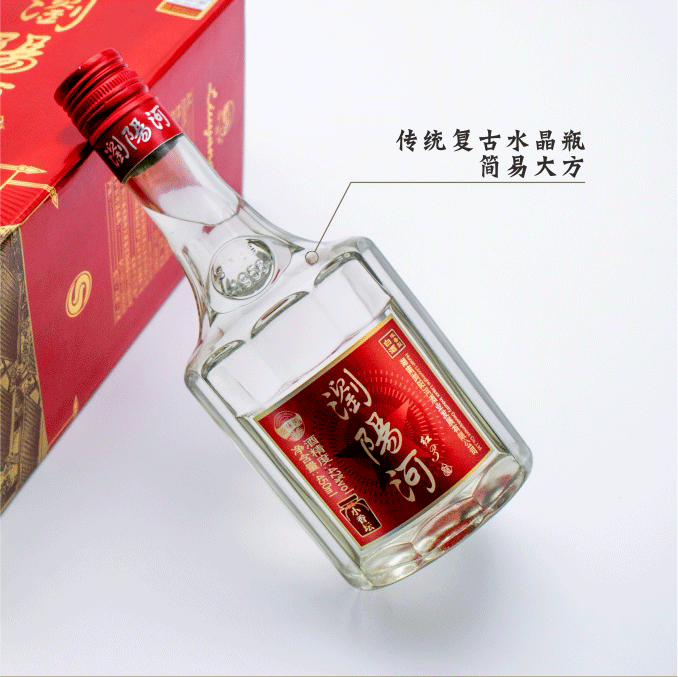 浏阳河 浓香型纯粮白酒 450ml*6瓶 图6