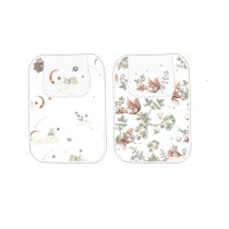 yikyak baby gauze sweat-absorbent towel childrens pad sling baby 2 pack