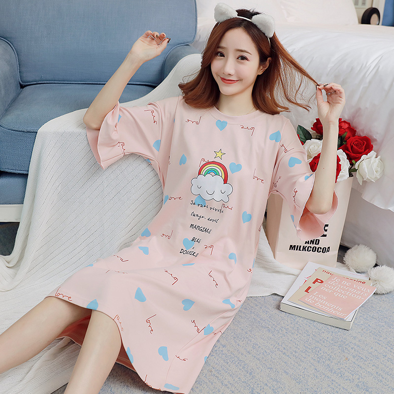 Các tay mùa hè mới womens pajama pajama sasleep chiếc váy mùa hè tăng midskirt đang vest womens nhà.