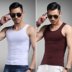 . Vest mens Summerdale đánh dấu vest cơ thể lớn mã cross-bar A-màu cổ áo sơ mi dưới bên ngoài mặc nam giới. 